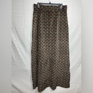 Vintage Paisley Maxi Skirt Vintage Size 18 Modern size 12